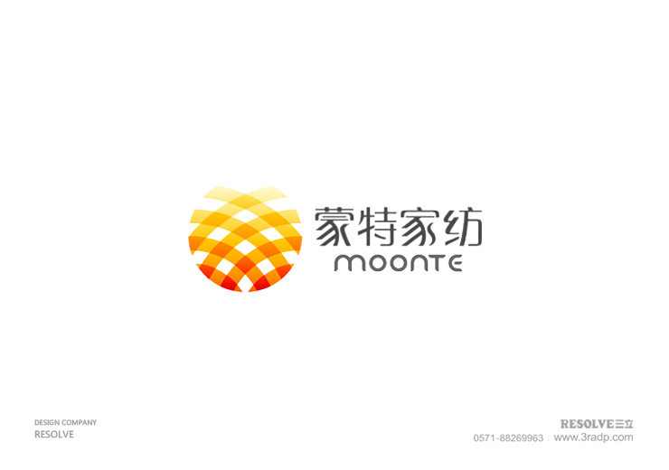 蒙特家纺标志设计